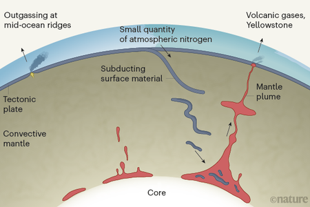 Nitrogen variations in the mantle might have survived since Earth’s formation