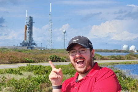 EPSS Graduate Students Witness NASA’s Historic Artemis I Launch