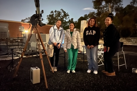 EPS SCI 10 Students Watch Occultation of Mars